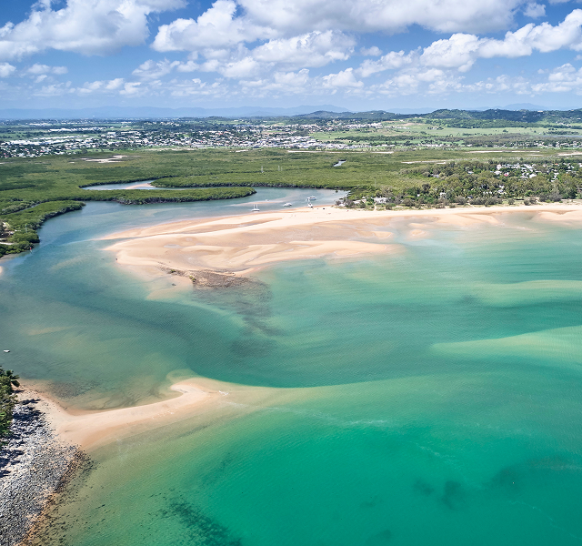 aerial view of Mackay