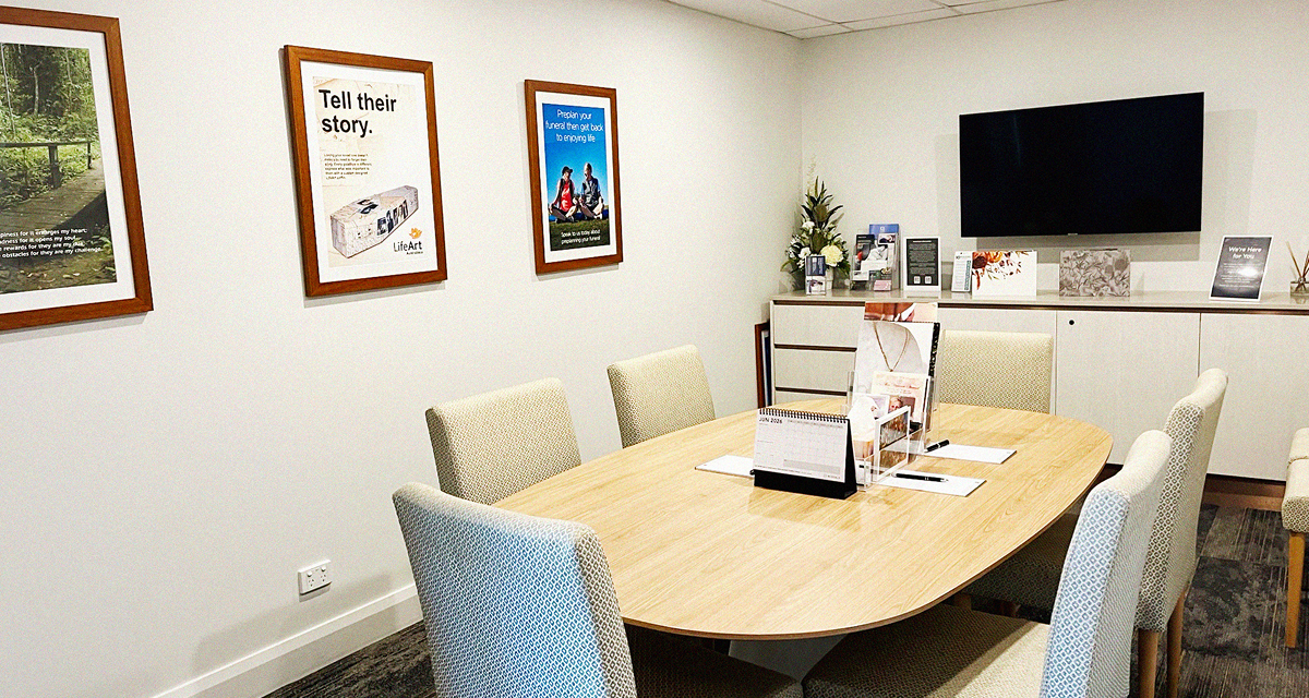 Mackay Funerals arrangement room