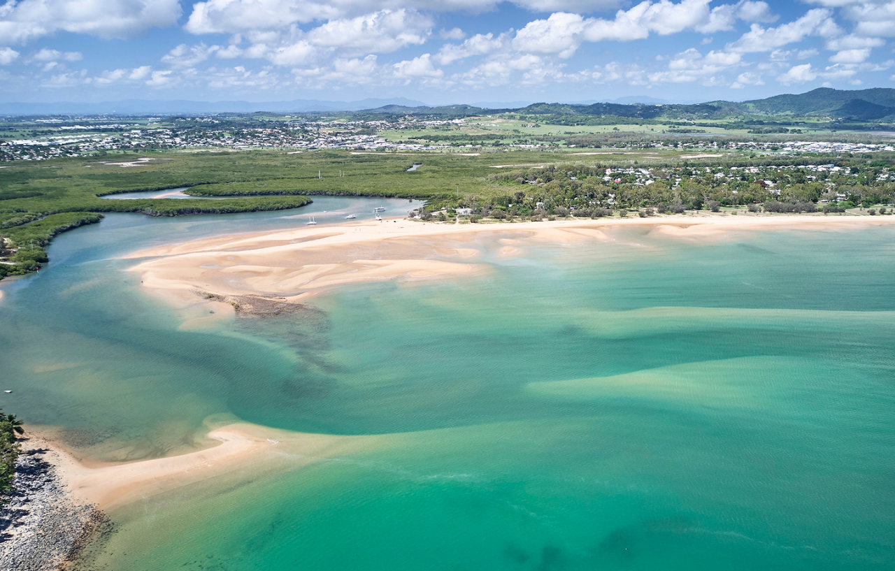aerial view of Mackay