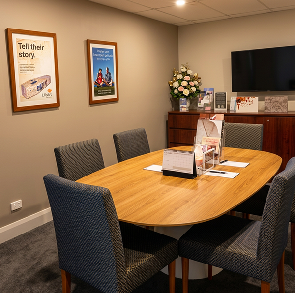 Mackay Funerals arrangement room